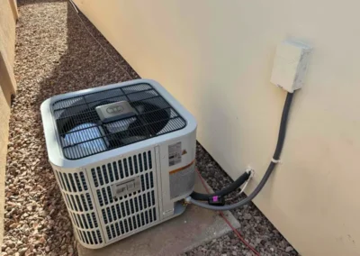 Outdoor Air Condition condenser at a Mesa, AZ home